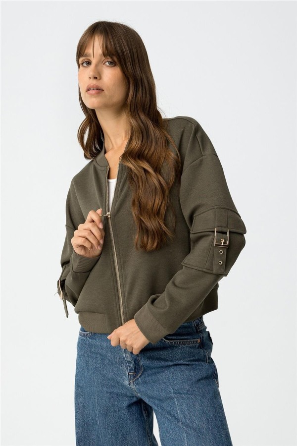 Sudadera Tiffosi Lauren bomber de punto 2
