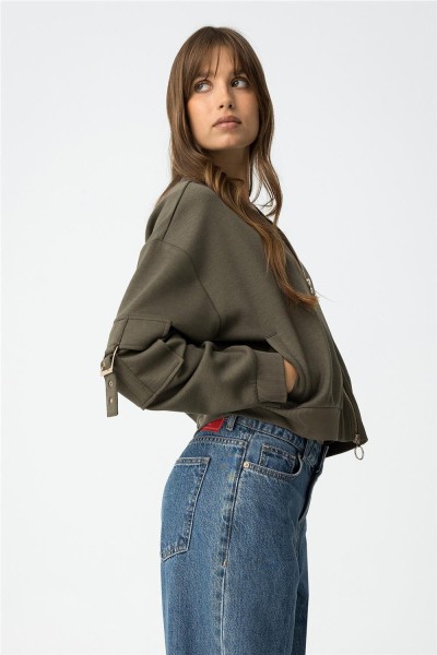 Sudadera Tiffosi Lauren bomber de punto