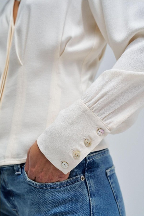 Blusa Salsa estilo corsé