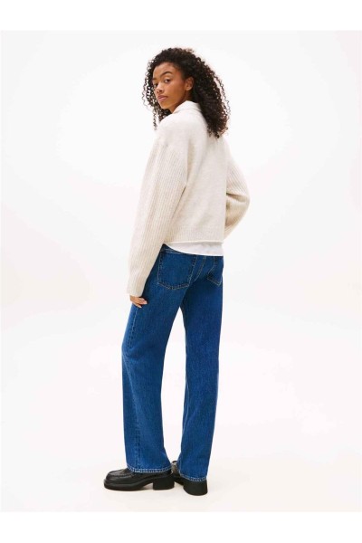 Jersey Tommy Jeans amplio jaspeado con logo