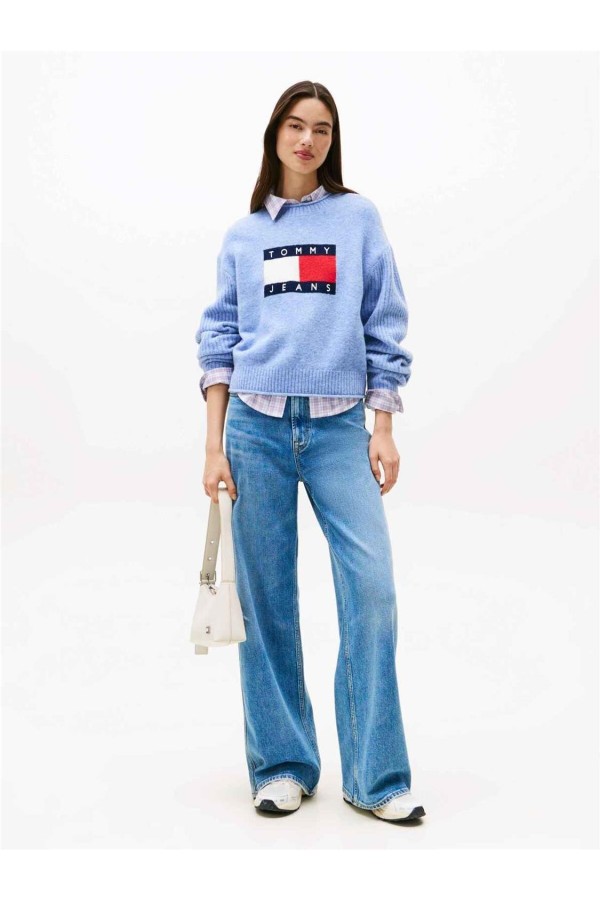 Jersey Tommy Jeans amplio jaspeado...