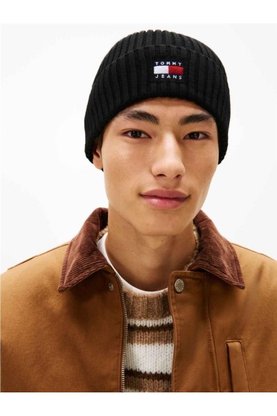 Gorro Tommy Jeans de punto con logo