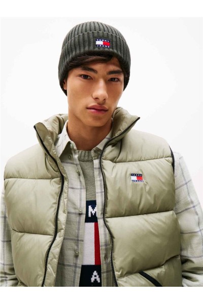 Gorro Tommy Jeans de punto con logo