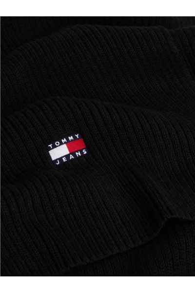 Bufanda Tommy Jeans de punto elástico con logo