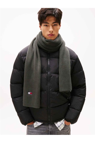 Bufanda Tommy Jeans de punto elástico con logo