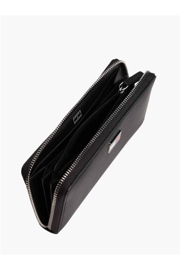 Cartera Tommy Jeans con logo brillante