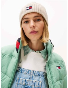 Gorro Tommy Jeans de punto con logo