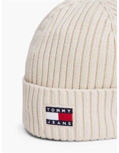 Gorro Tommy Jeans de punto con logo 2