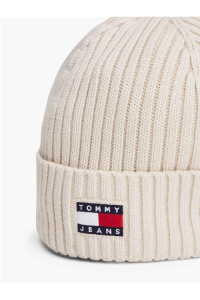 Gorro Tommy Jeans de punto con logo