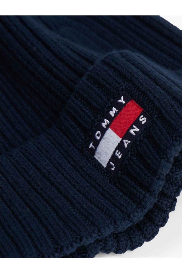 Gorro Tommy Jeans de punto con logo