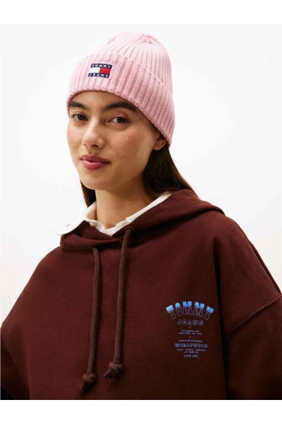 Gorro Tommy Jeans de punto con logo