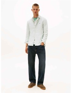 Camisa Tommy Jeans oxford slim fit
