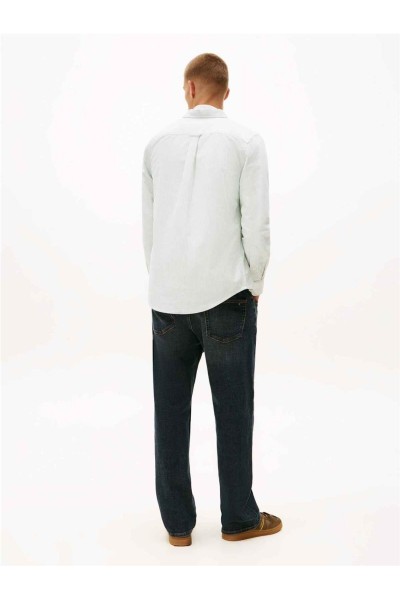 Camisa Tommy Jeans oxford slim fit