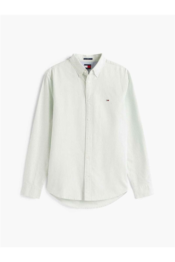 Camisa Tommy Jeans oxford slim fit