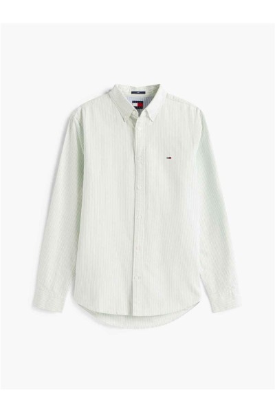 Camisa Tommy Jeans oxford slim fit