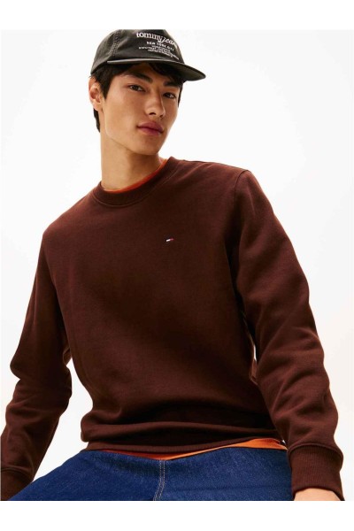 Sudadera Tommy Jeans de flepa peinada