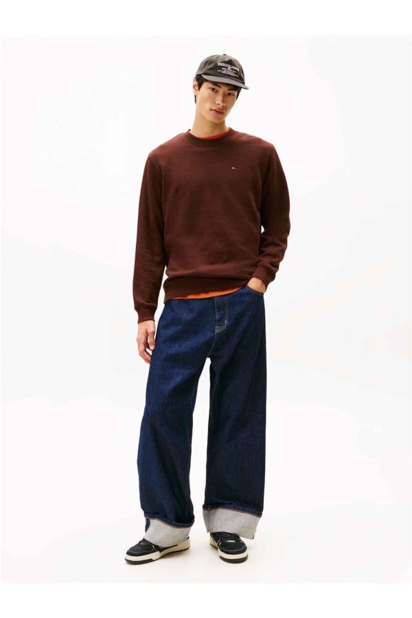 Sudadera Tommy Jeans de flepa peinada