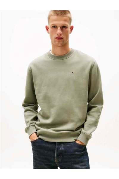 Sudadera Tommy Jeans de flepa peinada