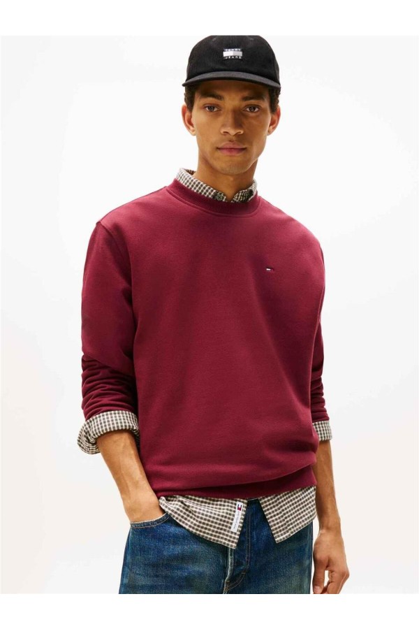 Sudadera Tommy Jeans de flepa peinada