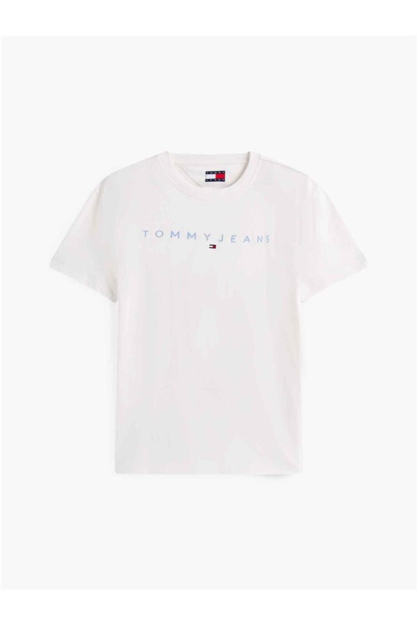Camiseta Tommy Jeans con logo lineal...