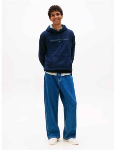 Sudadera Tommy Jeans con capucha y bolsillo canguro