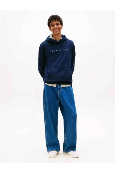 Sudadera Tommy Jeans con capucha y bolsillo canguro