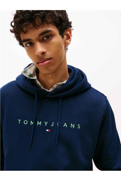 Sudadera Tommy Jeans con capucha y bolsillo canguro