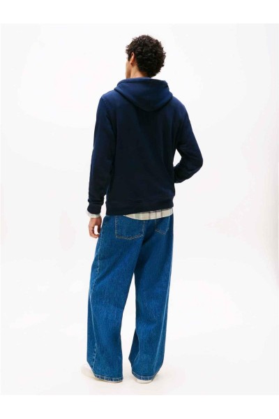 Sudadera Tommy Jeans con capucha y bolsillo canguro