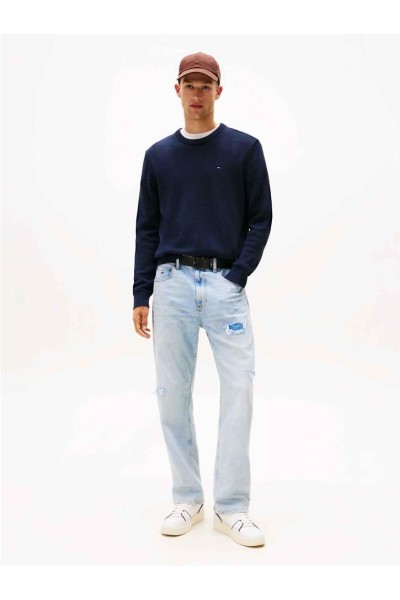 Jersey Tommy Jeans slim de cuello redondo