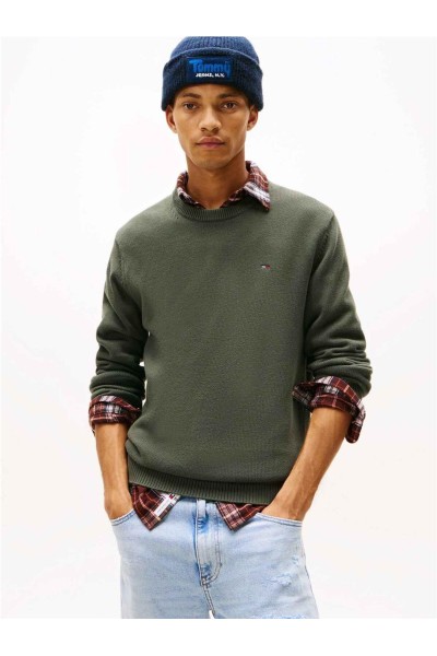 Jersey Tommy Jeans slim de cuello redondo