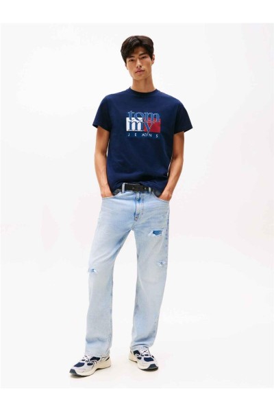 Camiseta Tommy Jeans slim con logo gráfico