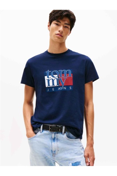Camiseta Tommy Jeans slim con logo gráfico