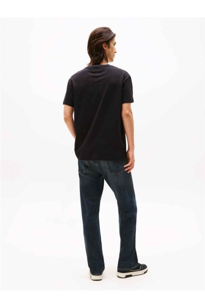 Camiseta Tommy Jeans de punto con logo y cuello redondo