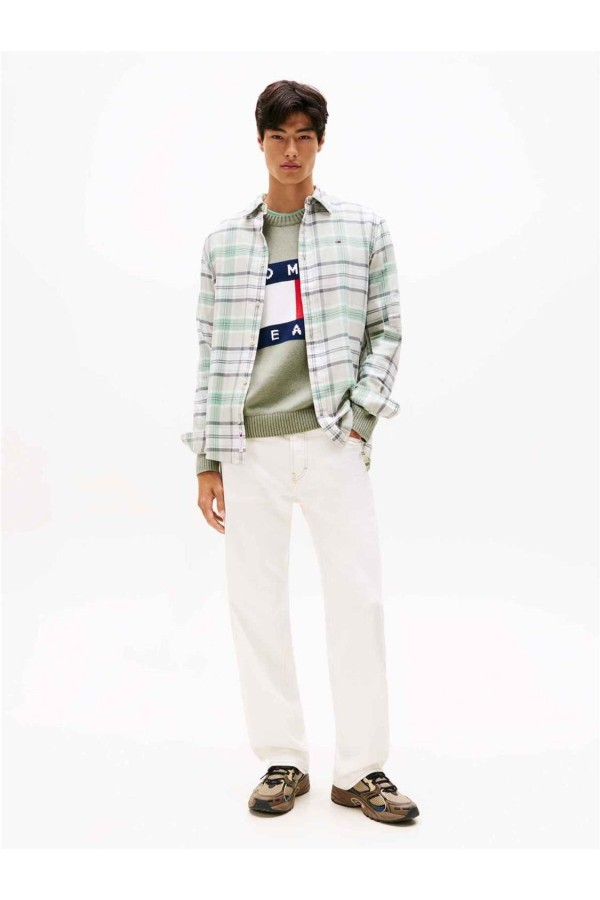 Camisa Tommy jeans de cuadros y corte regular 2