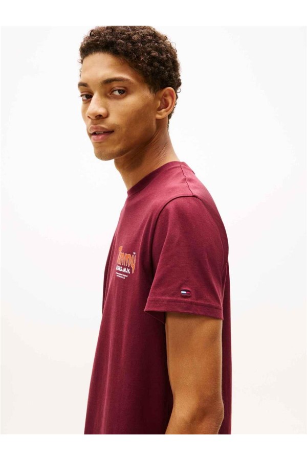 Camiseta Tommy Jeans slim de cuello...