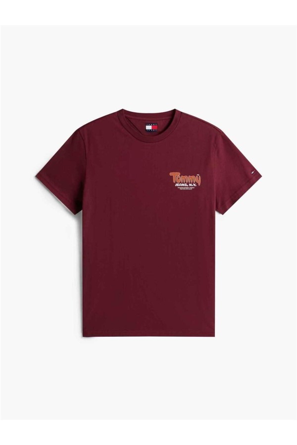 Camiseta Tommy Jeans slim de cuello...