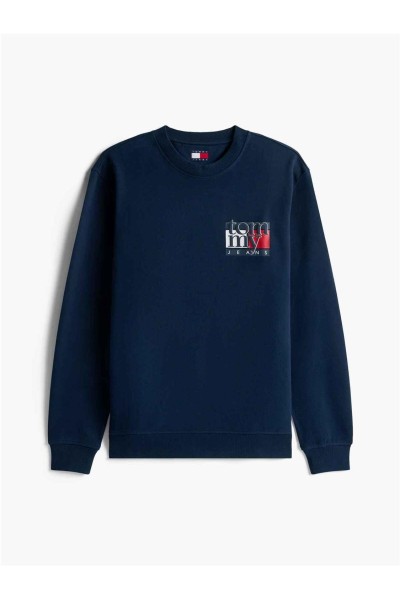 Sudadera Tommy Jeans de cuello redondo con logo