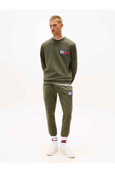 Sudadera Tommy Jeans de cuello redondo con logo