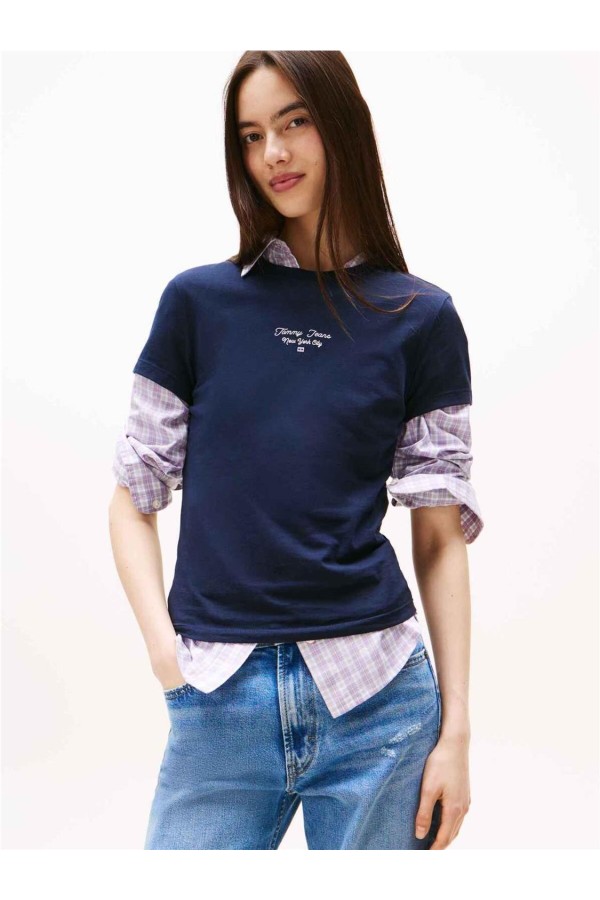 Camiseta Tommy Jeans de punto con...