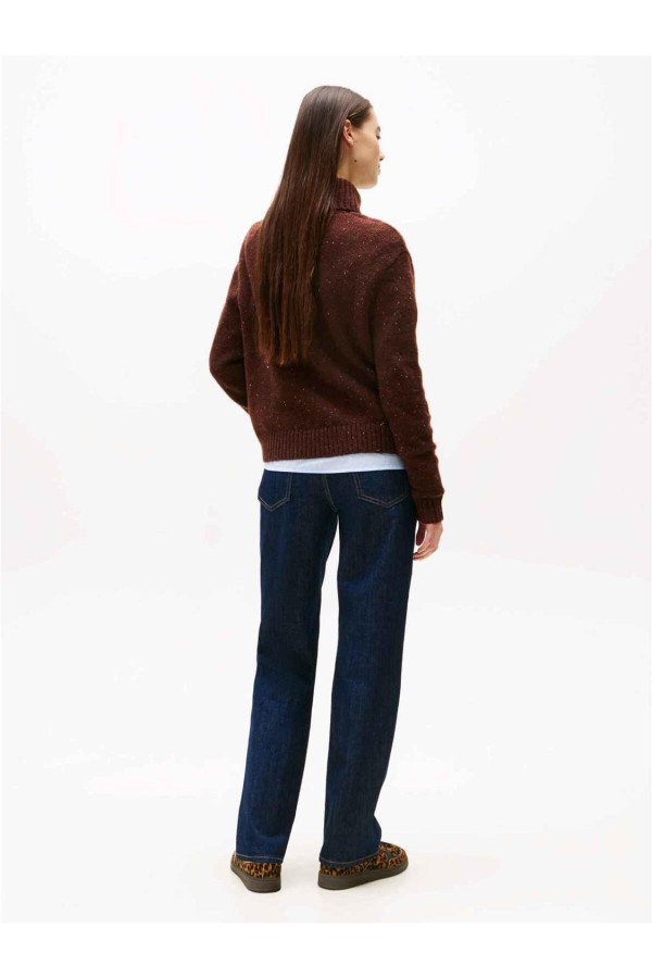 Jersey Tommy Jeans con cuello alto y...