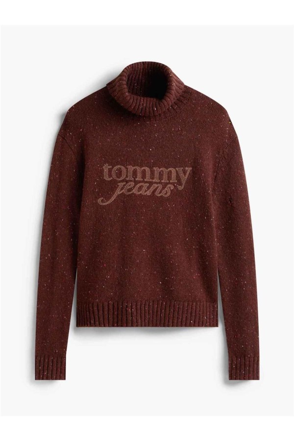 Jersey Tommy Jeans con cuello alto y...