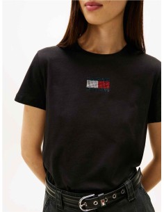 Camiseta Tommy Jeans de cuello redondo con logo
