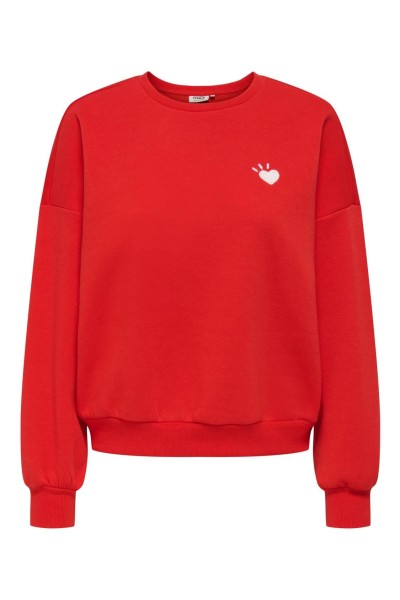 Sudadera Only Tammie cuello redondo