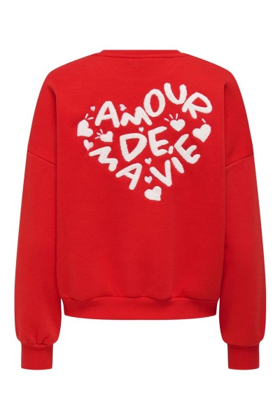 Sudadera Only Tammie cuello redondo