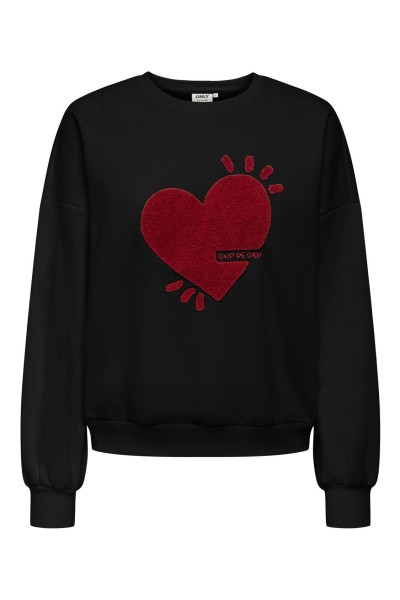 Sudadera Only Tammie cuello redondo