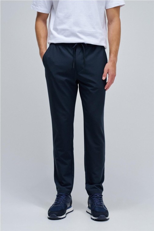 Pantalón Salsa jogger slim fit en tela