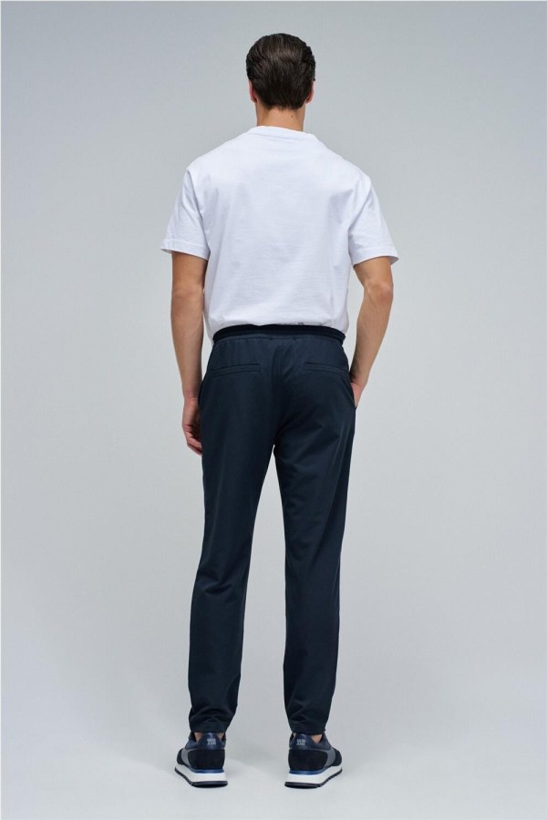 Pantalón Salsa jogger slim fit en tela