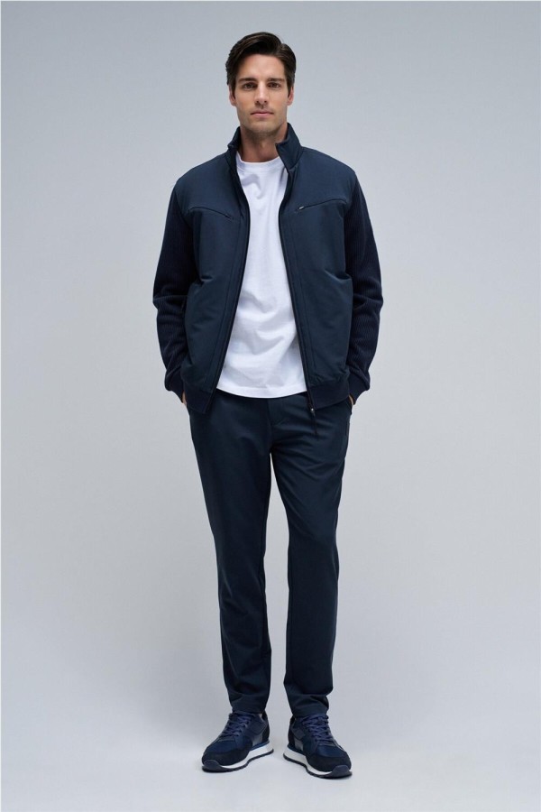 Pantalón Salsa jogger slim fit en tela