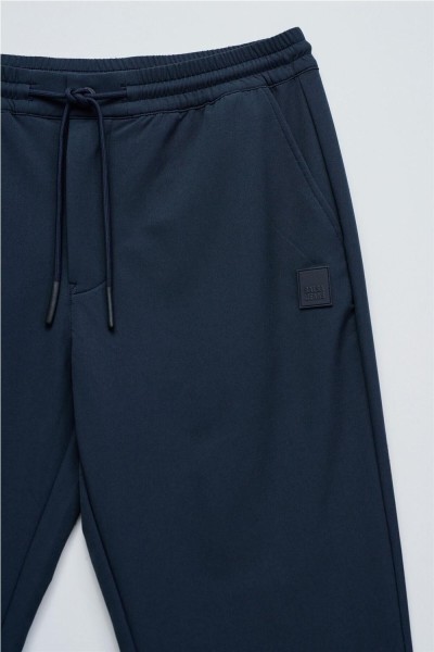 Pantalón Salsa jogger slim fit en tela