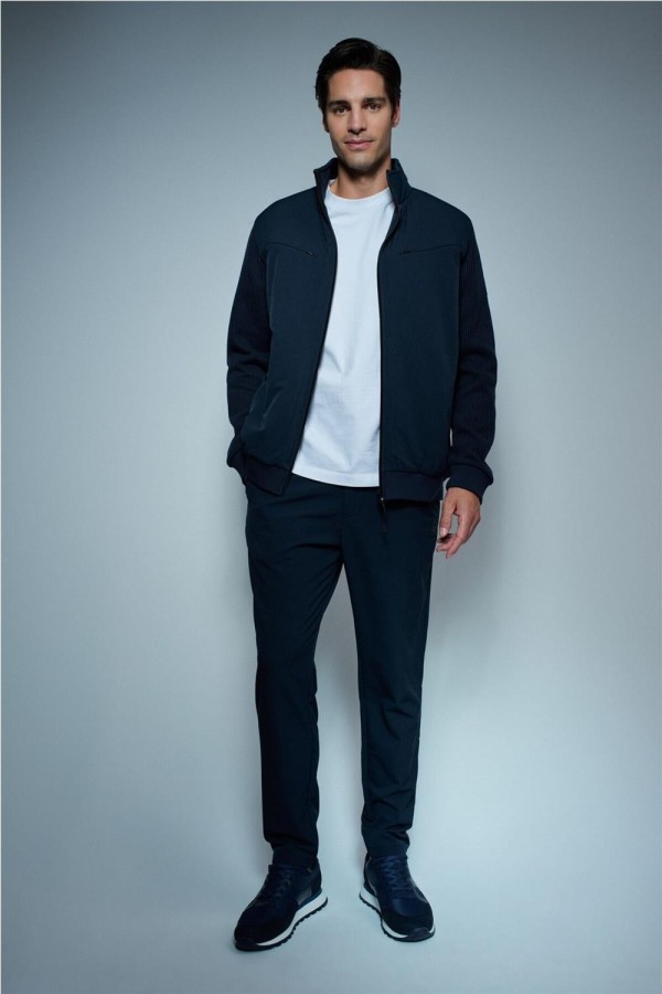 Pantalón Salsa jogger slim fit en tela